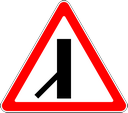 Знак 2.3.7 - Примыкание второстепенной дороги (слева, справа, слева)