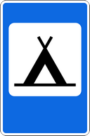 Знак 7.10 - Кемпинг